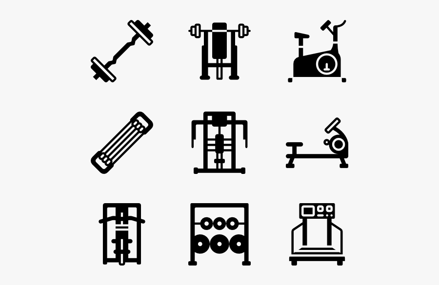 Gym Equipment - Gym Equipment Vector Png, Transparent Clipart