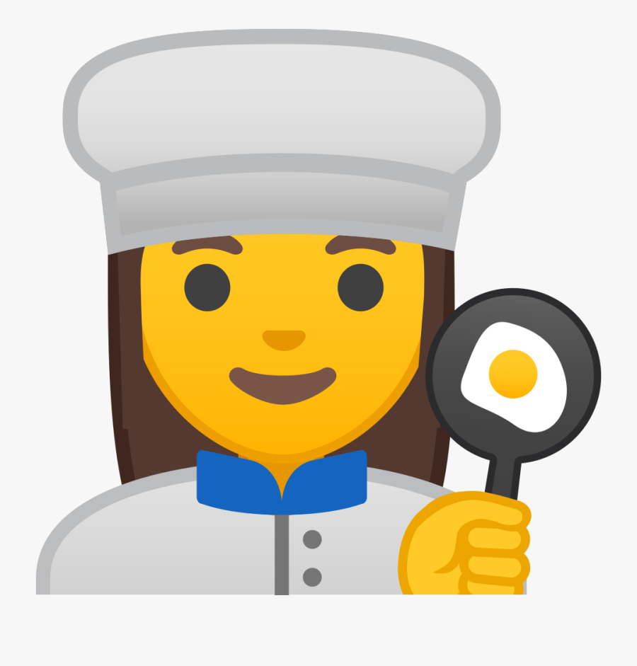 Woman Cook Icon - Emoji Chef Png, Transparent Clipart