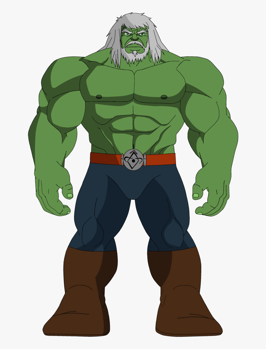 Hulk Cartoon Standing Up, Transparent Clipart