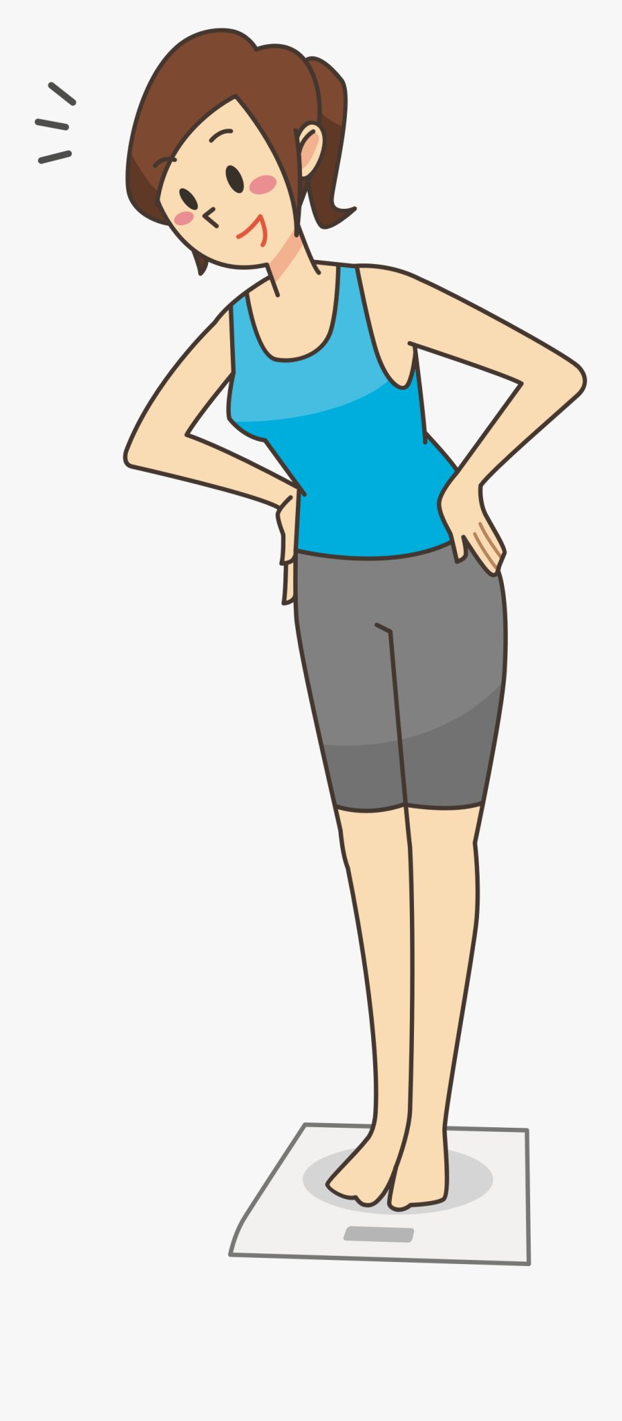 Weight Loss Cartoon Png, Transparent Clipart