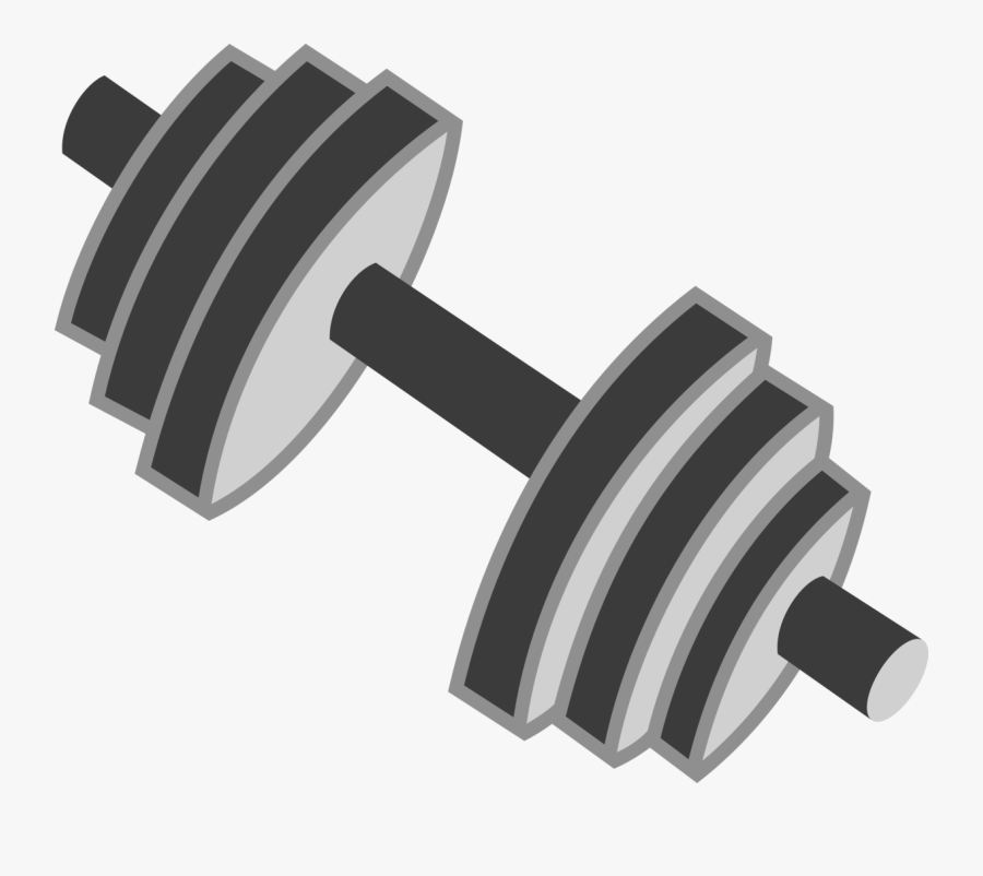 Mlp Bulk Biceps Cutie Mark - Dumbbells Transparent Background Png, Transparent Clipart