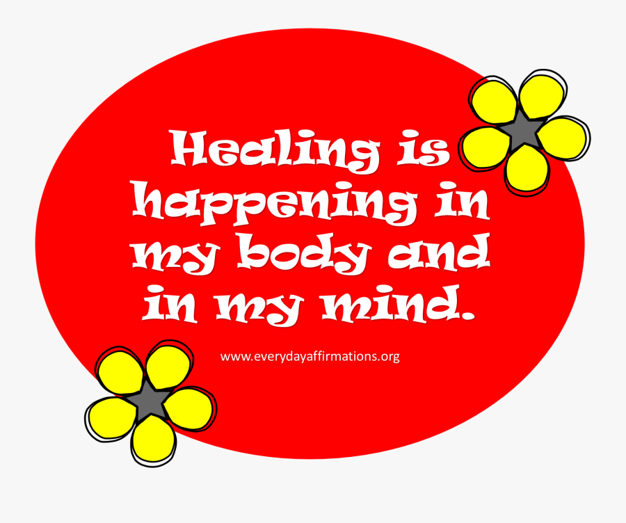 Positive Affirmations For Weight Loss, Weight Loss - Circle, Transparent Clipart