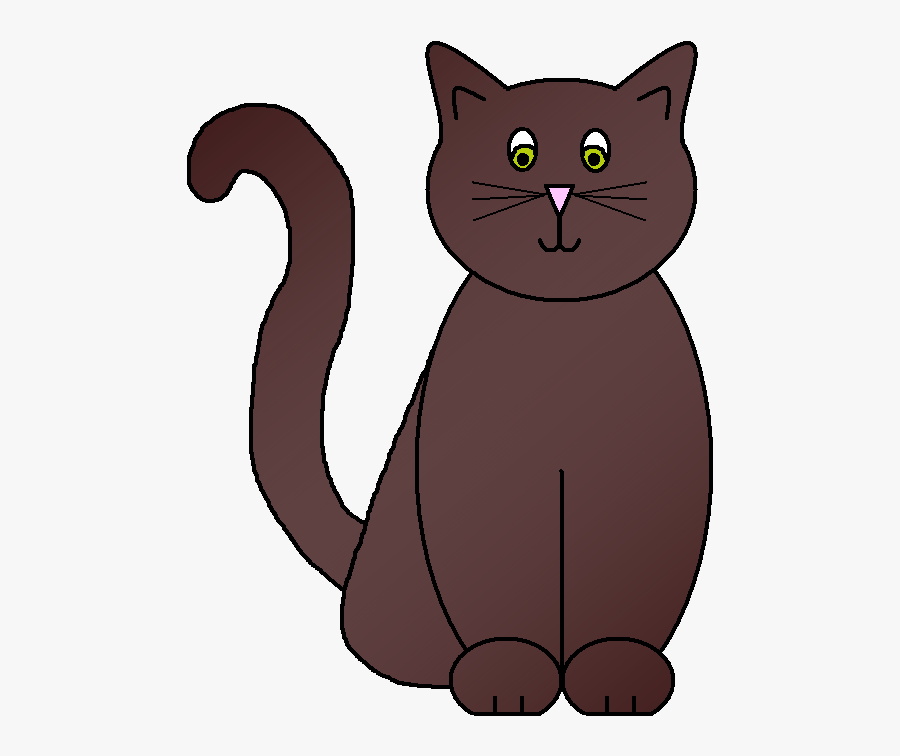 Transparent Cats Clipart Png - Brown Cat Clipart No Background, Transparent Clipart