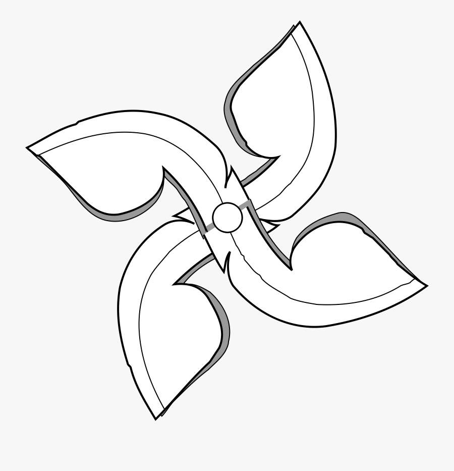 Flowers Line Art Black Free Picture - Star Round Design Images Clipart, Transparent Clipart