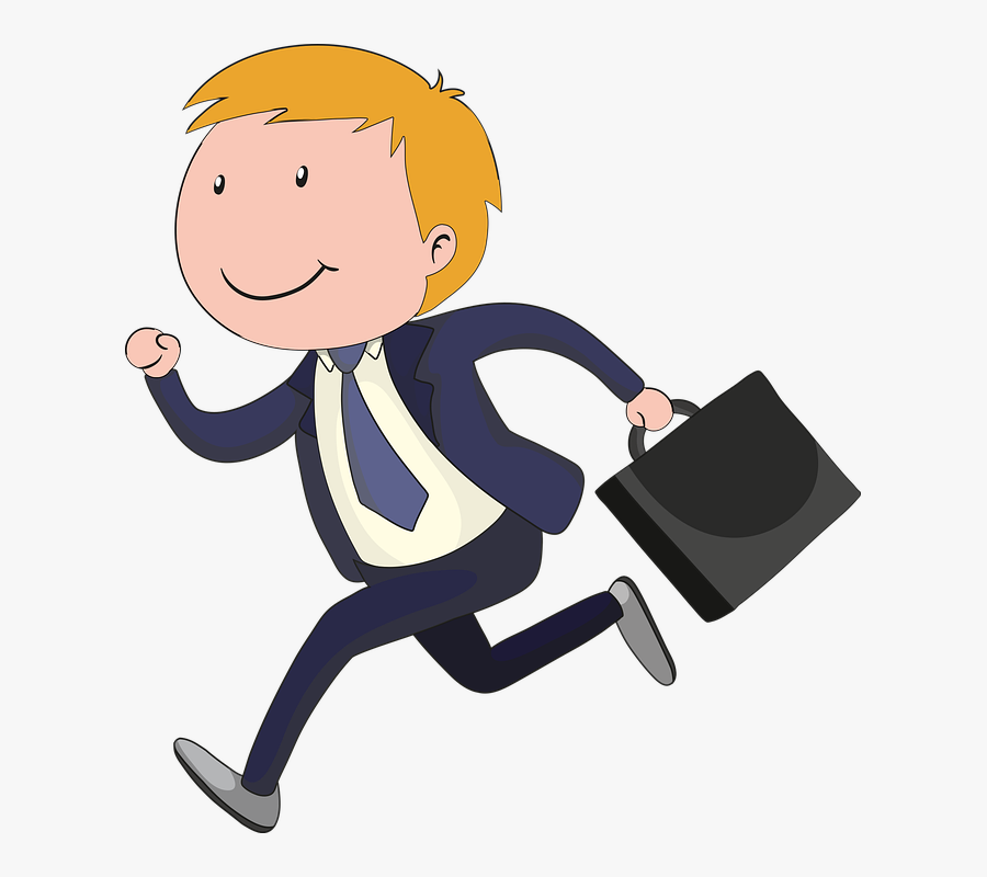 Ejecutar, Ir A Trabajar, Hombre, Administrador De - Jobs And Occupations Clipart, Transparent Clipart