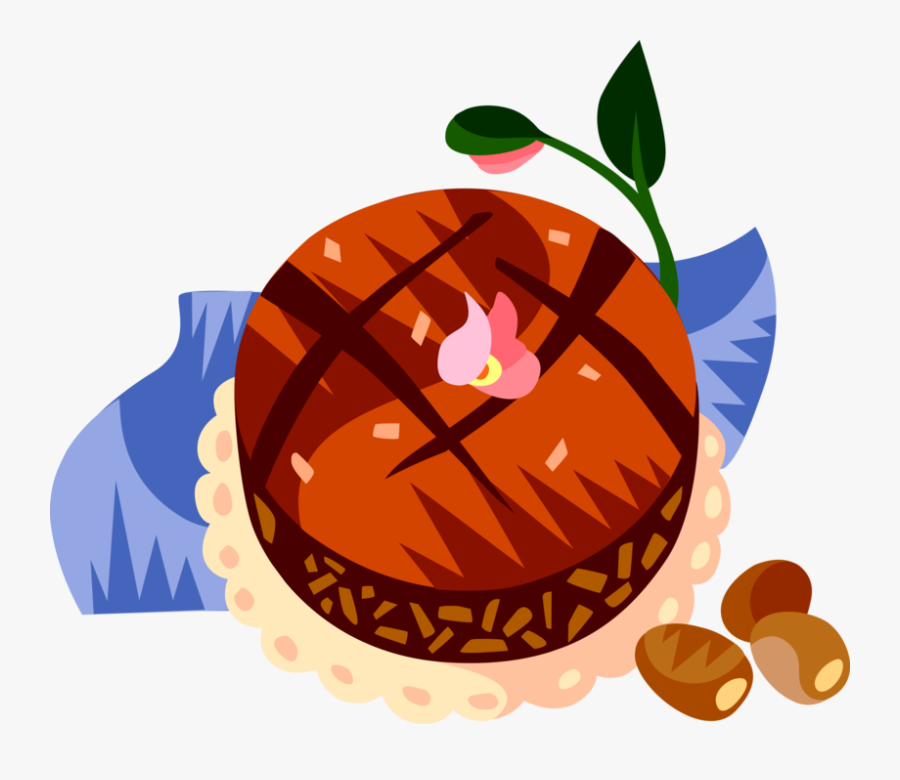 Clip Art Bolo Grande Image Illustration, Transparent Clipart