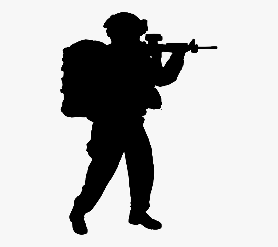 Army Silhouette Png - Tactical Assault Panel, Transparent Clipart