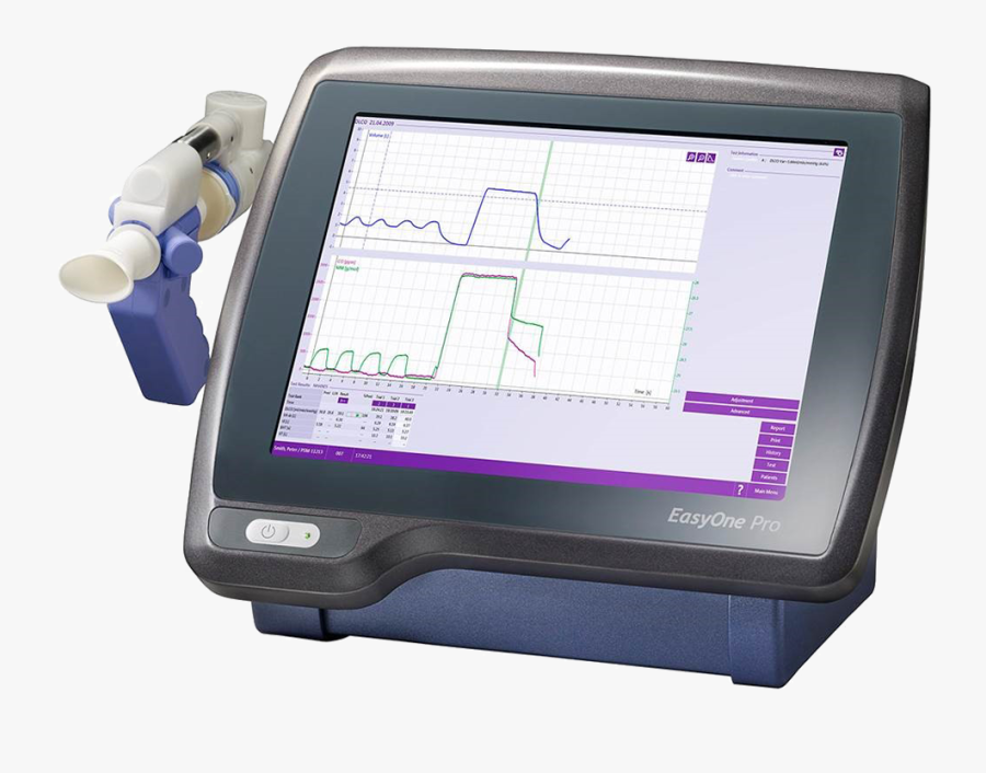 Portable Pulmonary Function Testing Machine Ⓒ - Ndd Medizintechnik Ag, Transparent Clipart