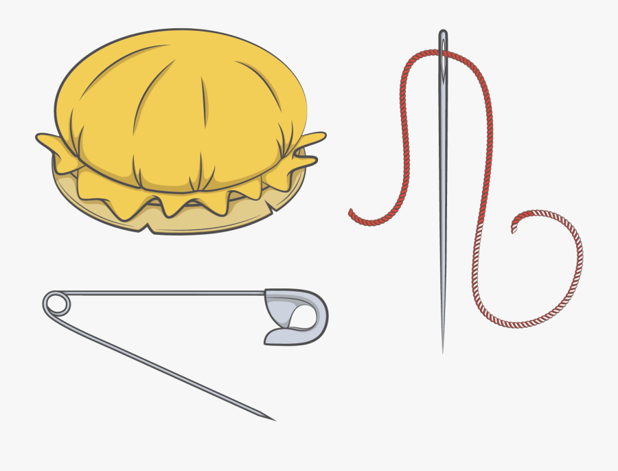 Sewing Needle Cross Stitch - Sewing, Transparent Clipart