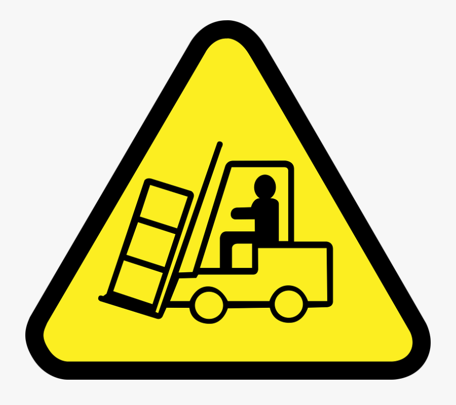 Logo Attention Chariot Élévateur - Trip Hazard Clipart, Transparent Clipart