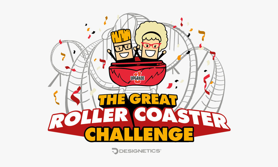 The Great Rollercoaster Challenge - Cartoon, Transparent Clipart