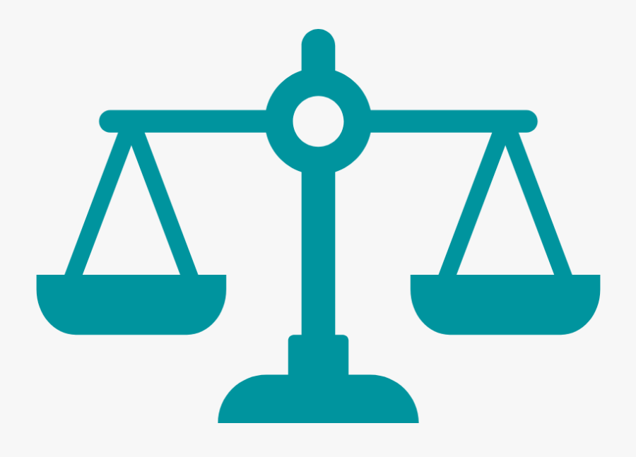 Icon Of A Scale In Equal Balance - Grand Jury Clipart Black And White, Transparent Clipart