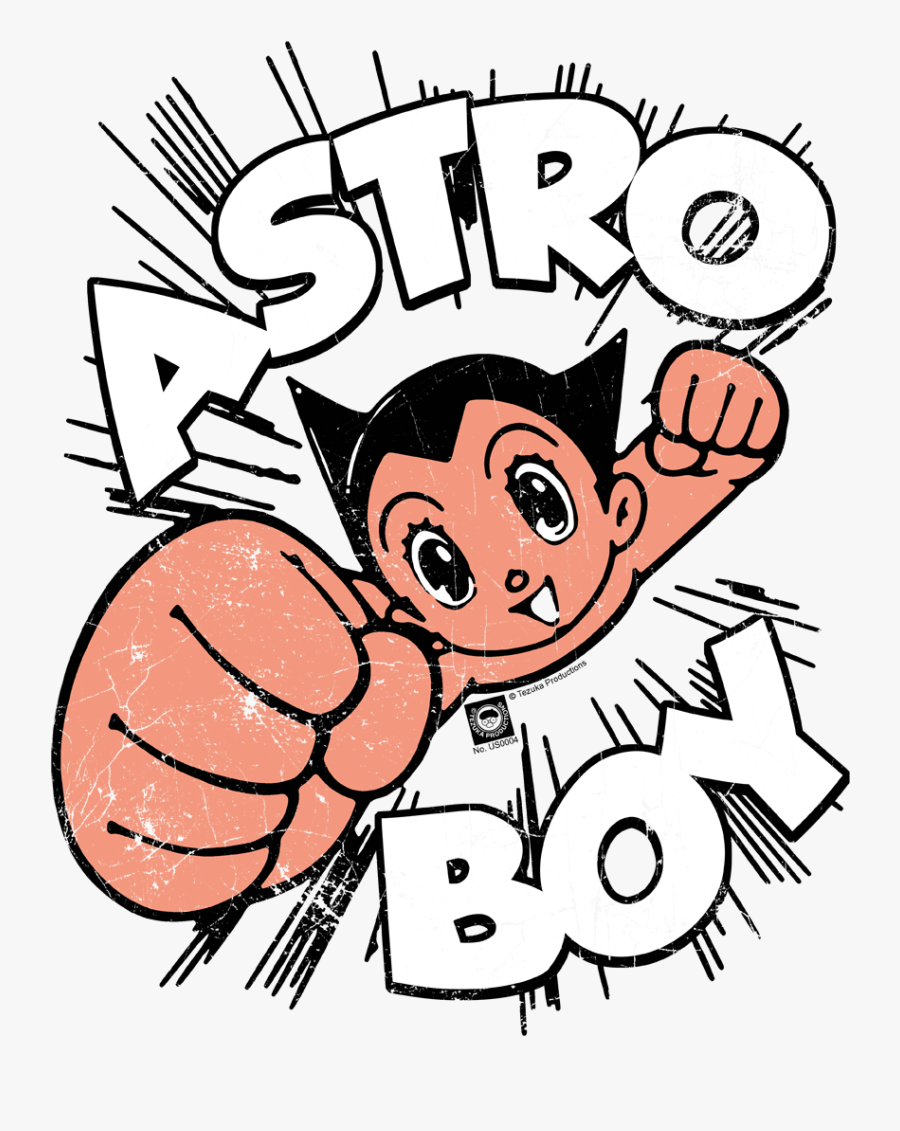 Astro Boy Flying Men"s Tall Fit T Shirt - Astro Boy Flying, Transparent Clipart