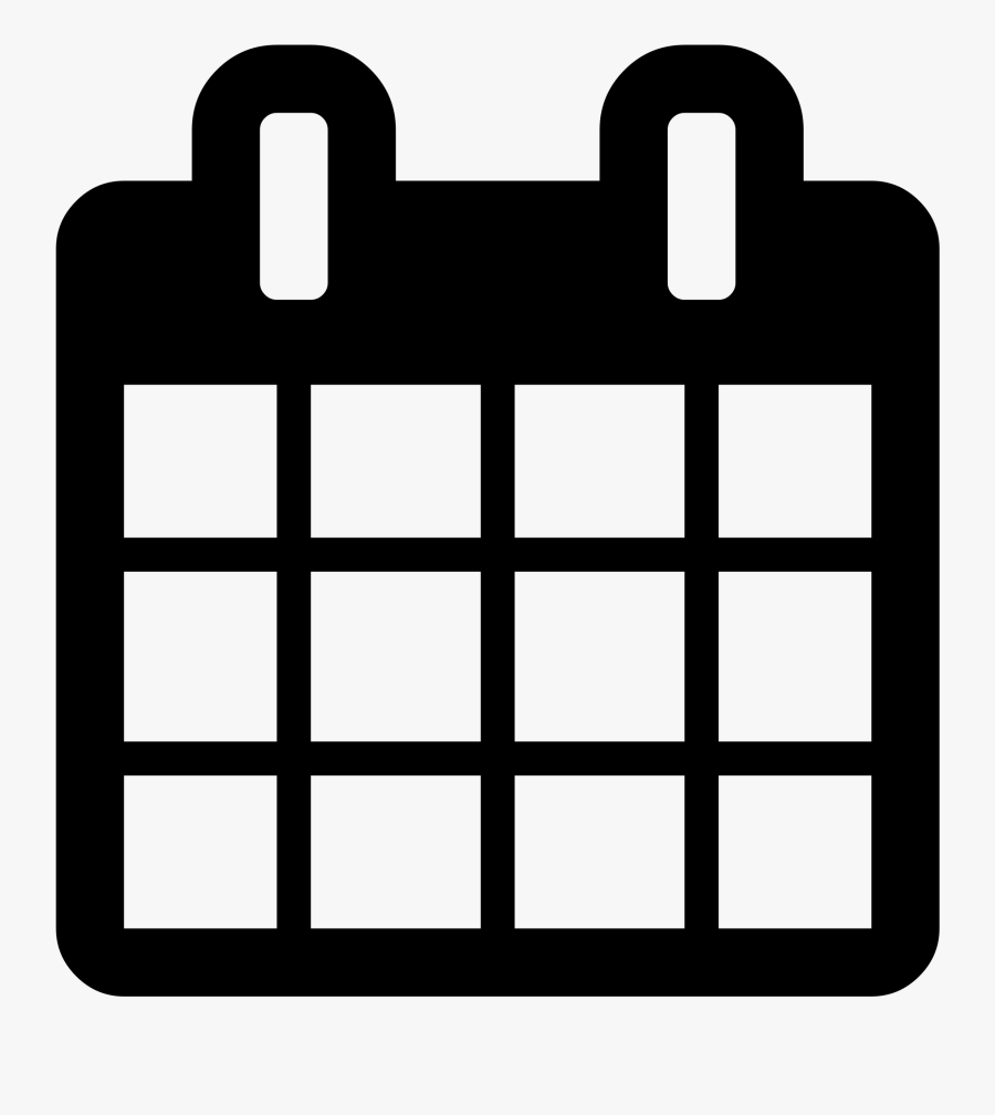 Font Awesome Calendar, Transparent Clipart