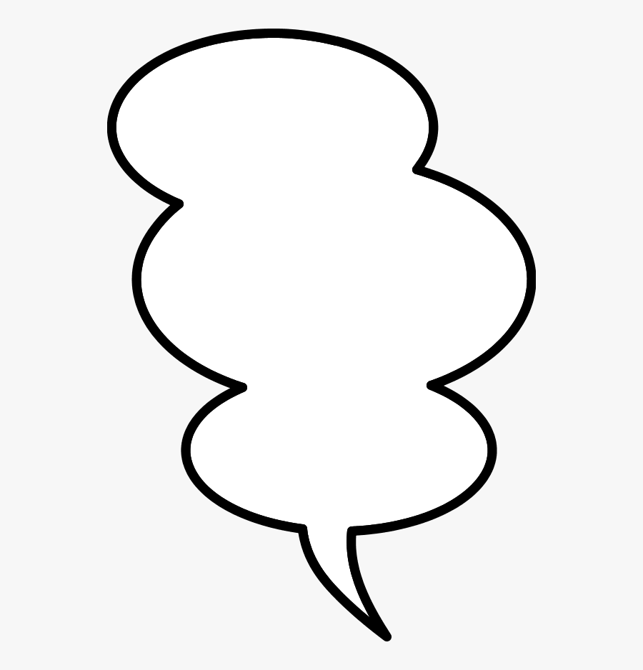 Comic Clouds - Tall Cloud Clipart, Transparent Clipart