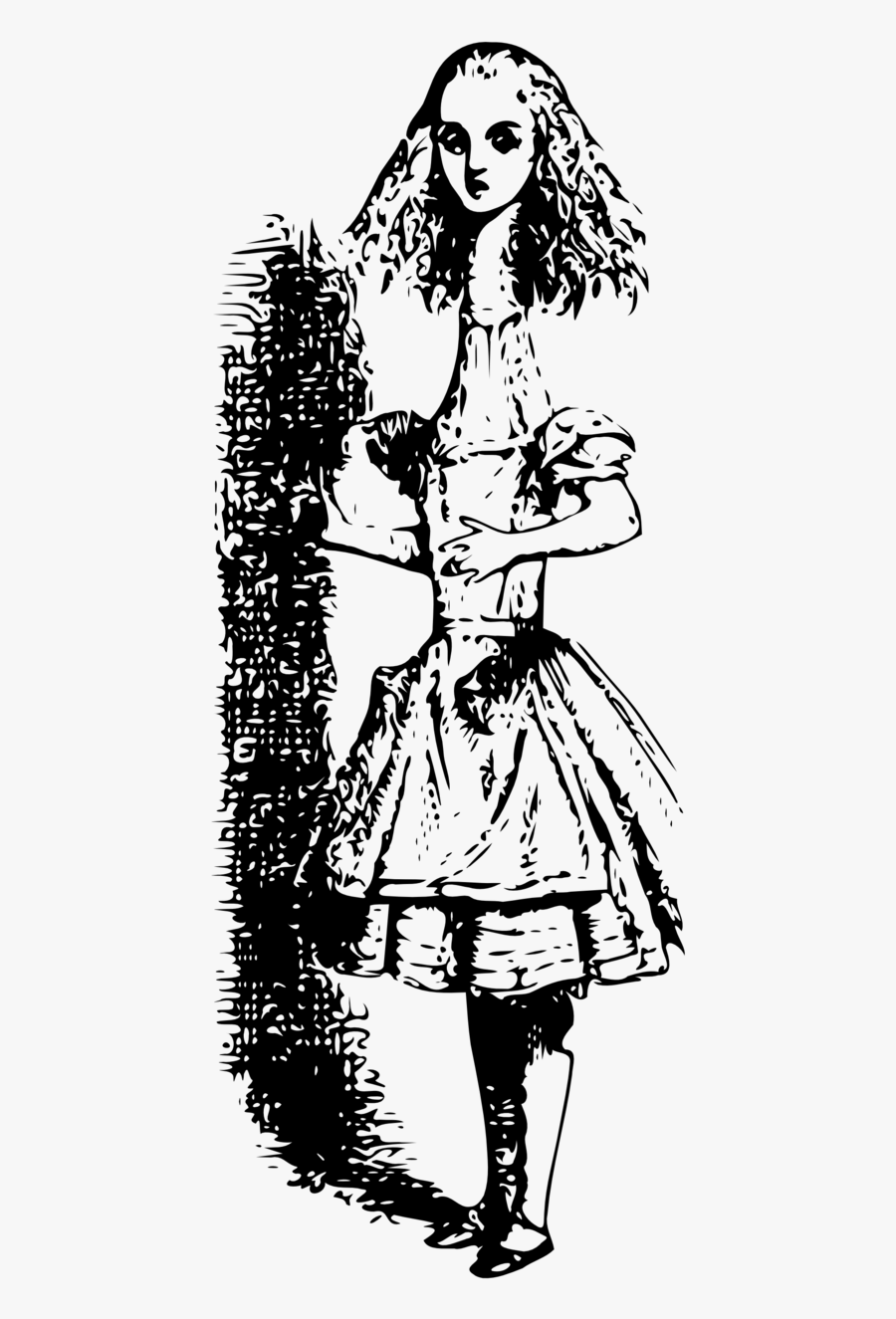 Tenniel Alice In Wonderland, Transparent Clipart