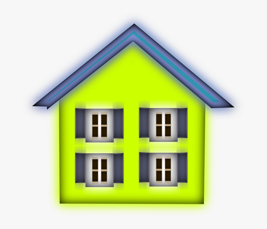 Building,angle,house - House With Four Windows Clipart, Transparent Clipart