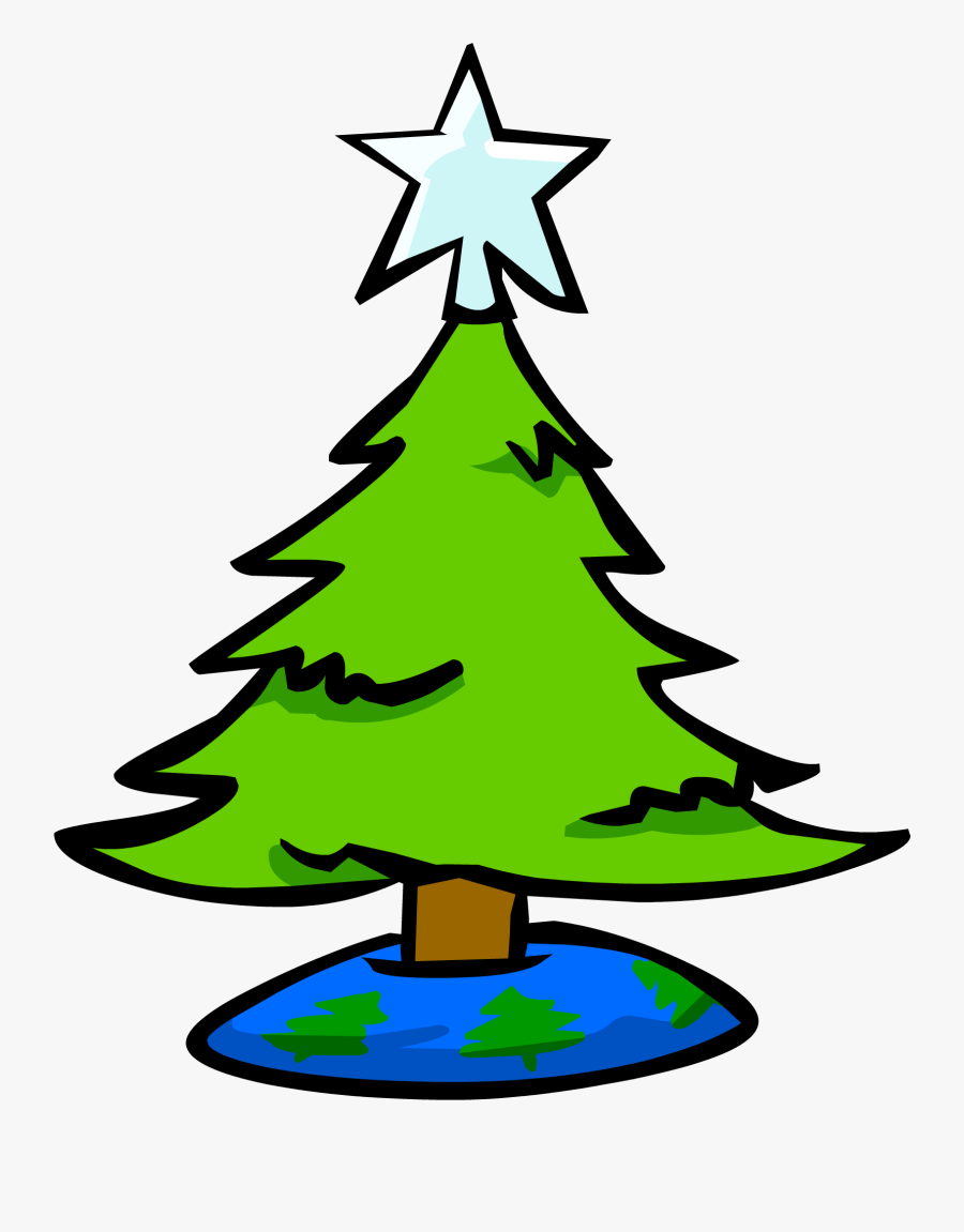 Small Ice Christmas Tree - Small Picture Of Christmas Tree, Transparent Clipart