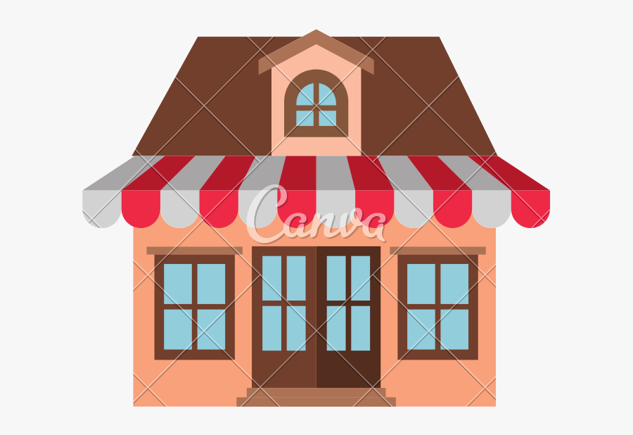 800 X 800 - Silueta Tienda A Color, Transparent Clipart