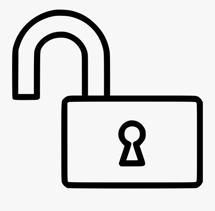 Transparent Padlock Clipart Png - Free Open Lock Icon, Transparent Clipart