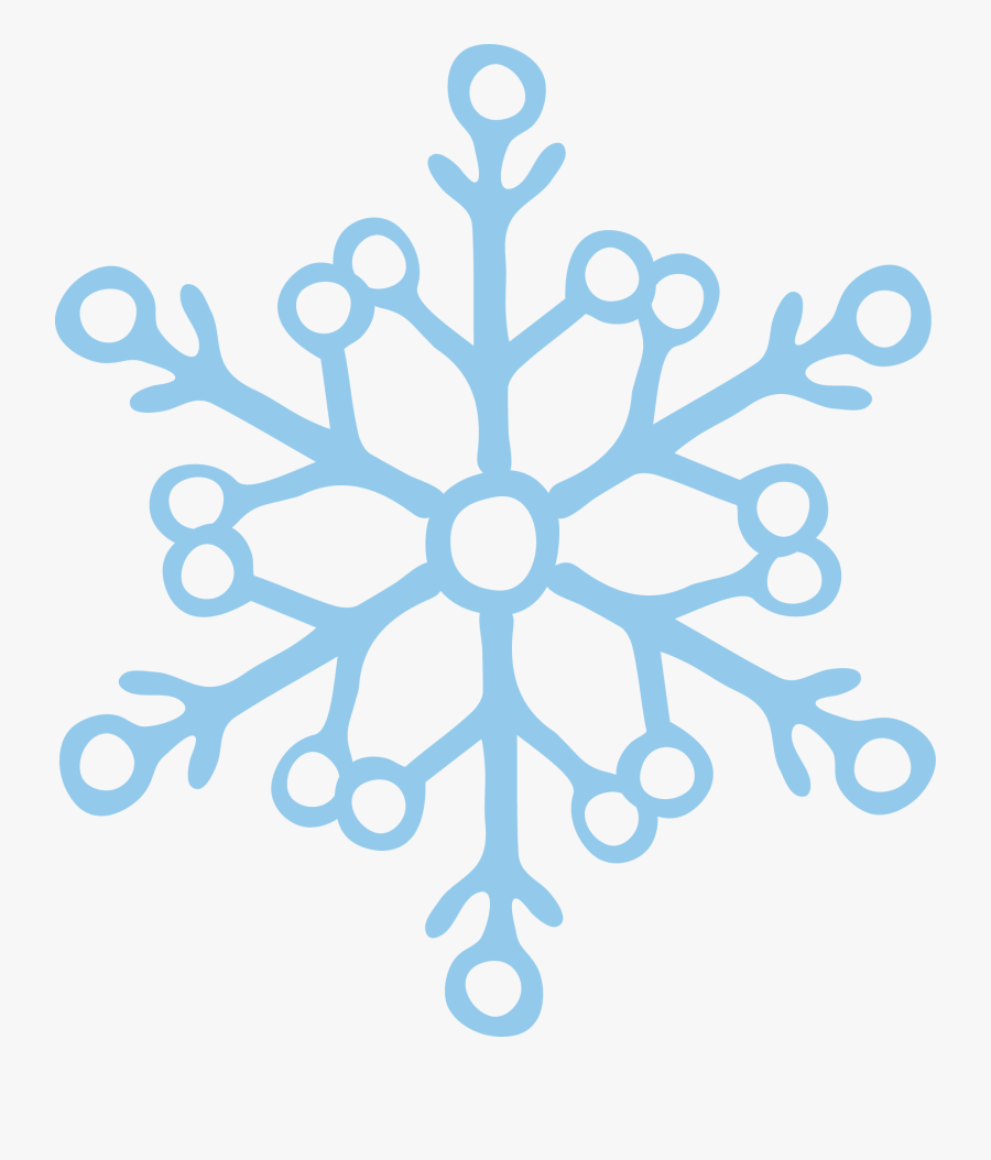 Black White Clip Art Of Snowflakes, Transparent Clipart