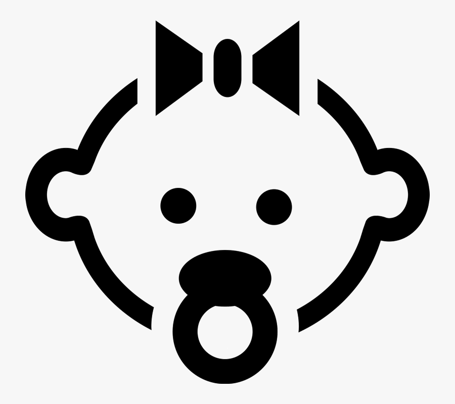 Baby Girl Stamp - Baby Boy Stamp, Transparent Clipart