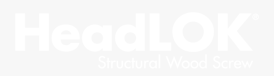 Headlok Structural Wood Screw Logo - Poster, Transparent Clipart