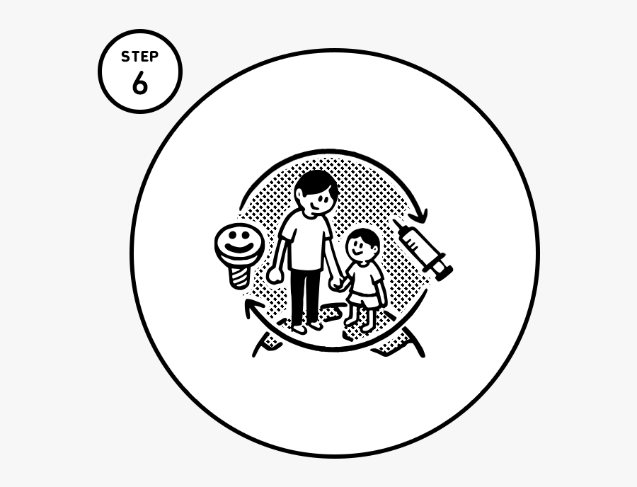 Step-6 - Illustration, Transparent Clipart