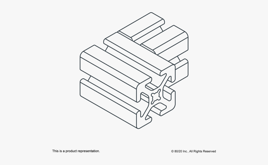 8020 Anchor Fastener, Transparent Clipart