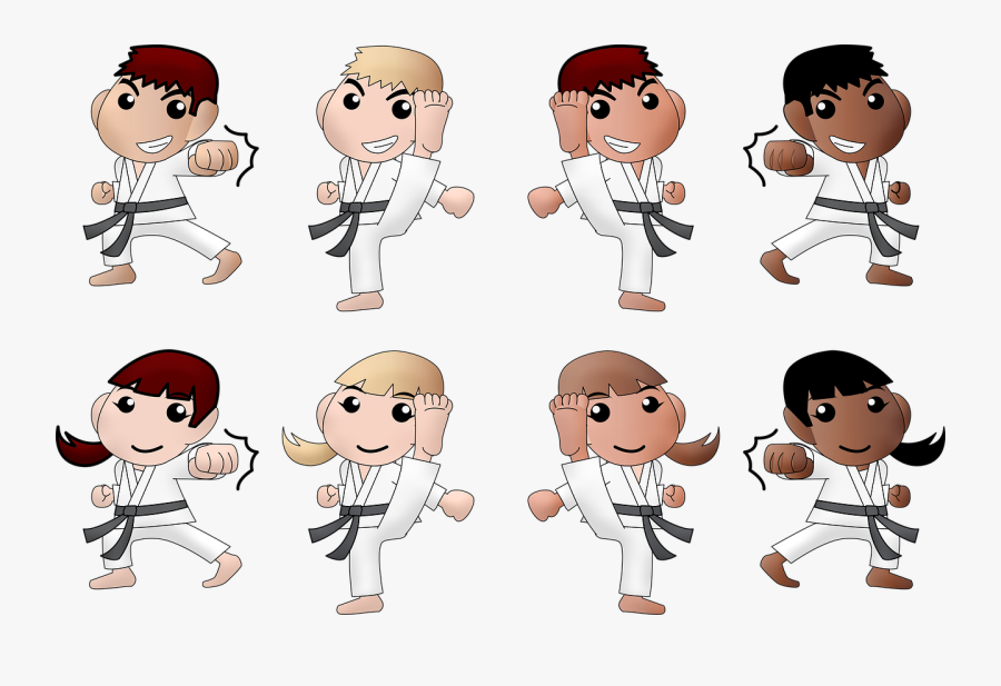 Karate Clipart Black Girl, Transparent Clipart