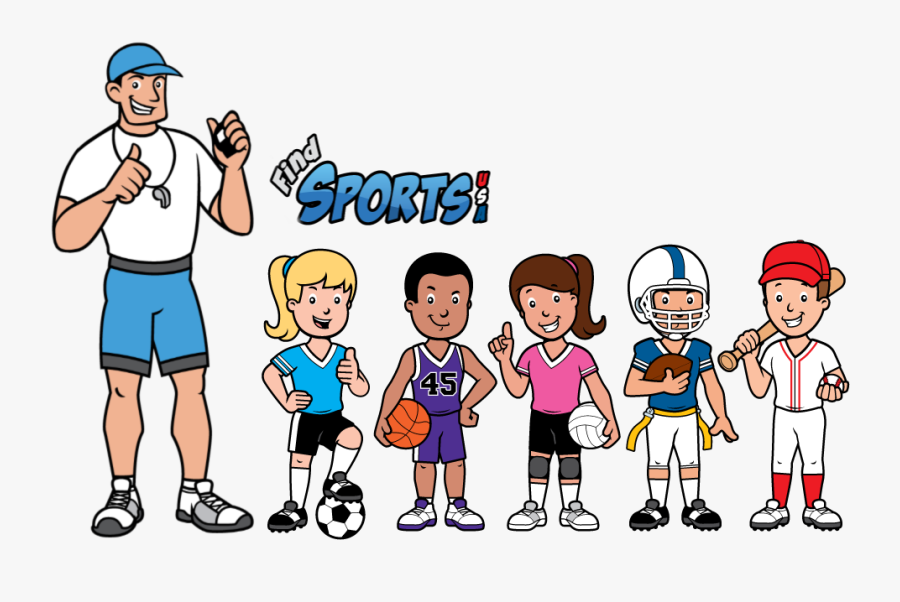 Find Sports Usa Team - Cartoon, Transparent Clipart