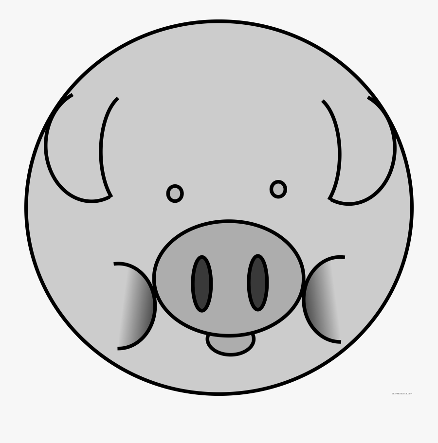 Clipartblack Com Animal Free - Pig Icon, Transparent Clipart