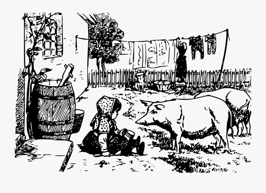 Art,livestock,monochrome Photography - Illustration, Transparent Clipart
