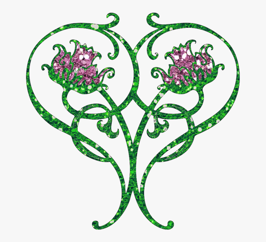 Glitter Flower 04 By Clipartcotttage On Clipart Library - Art Deco Heart Design, Transparent Clipart