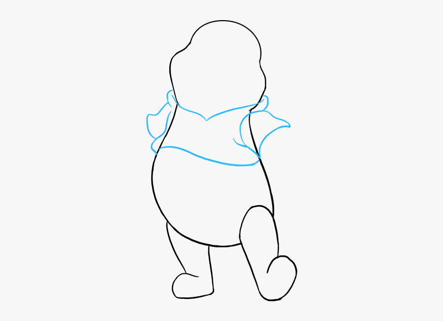 How To Draw Winnie The Pooh - Sketch, Transparent Clipart