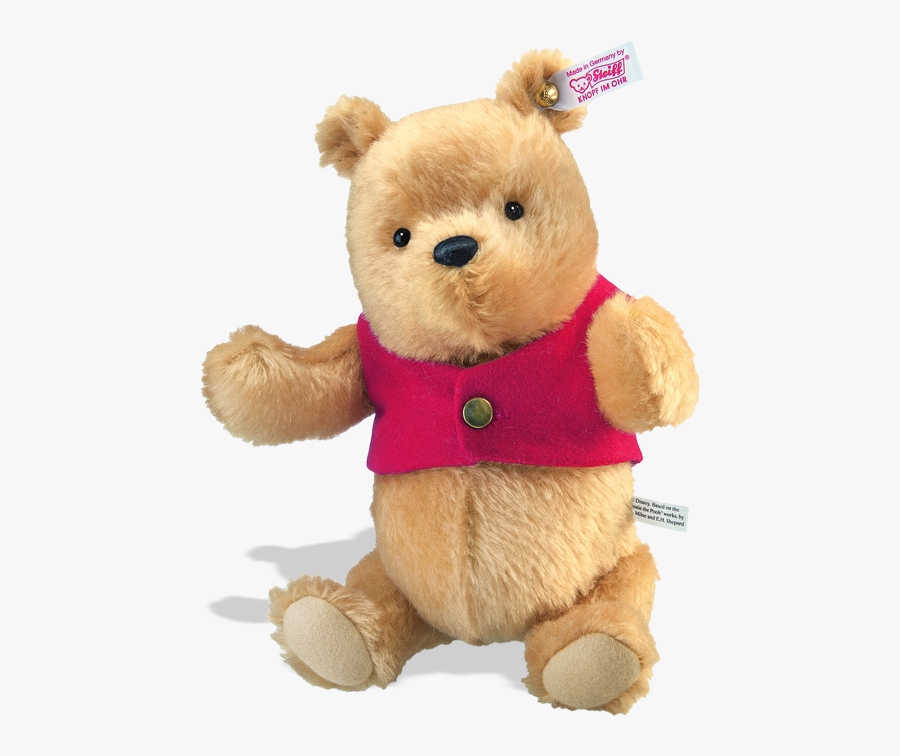 Steiff Winnie The Pooh - Winnie The Pooh Steiff Bear, Transparent Clipart