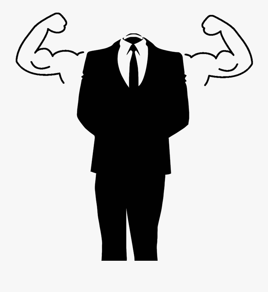 Believe In Yourself Png - Suit With No Head, Transparent Clipart