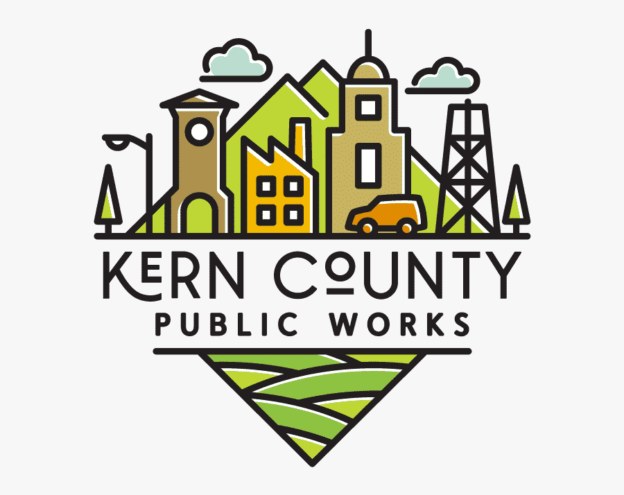 Pw-logo - Kern County Public Works, Transparent Clipart