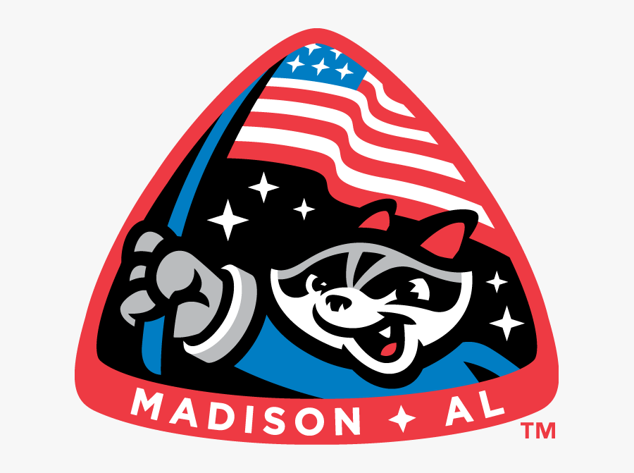 Rocket City Trash Pandas Logo, Transparent Clipart