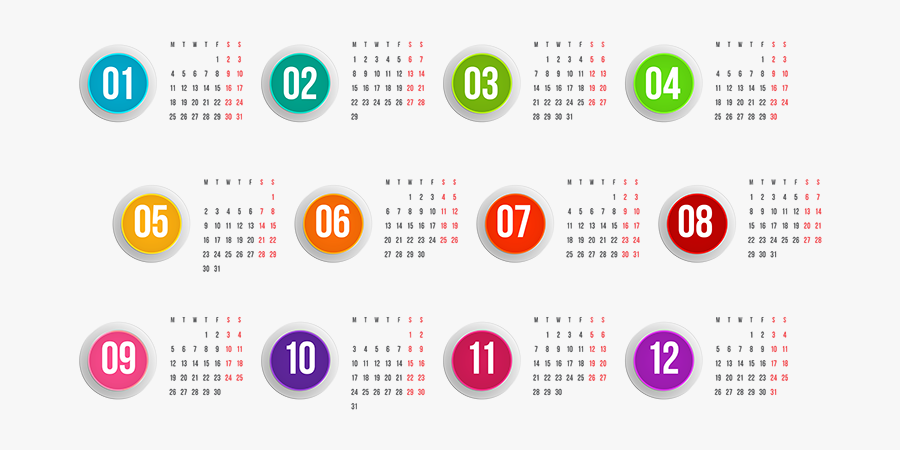 2018 Transparent Calendar Png Image Png, Transparent Clipart