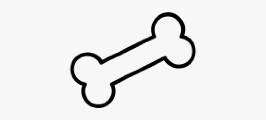 Dog Bone Image - Hundeknochen Ausmalbild, Transparent Clipart