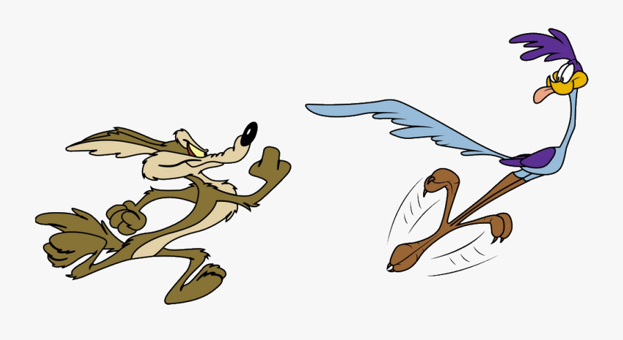 Coyote And The Road Runner Looney Tunes Wile Bugs Bunny - Coyote And Roadrunner Clipart, Transparent Clipart