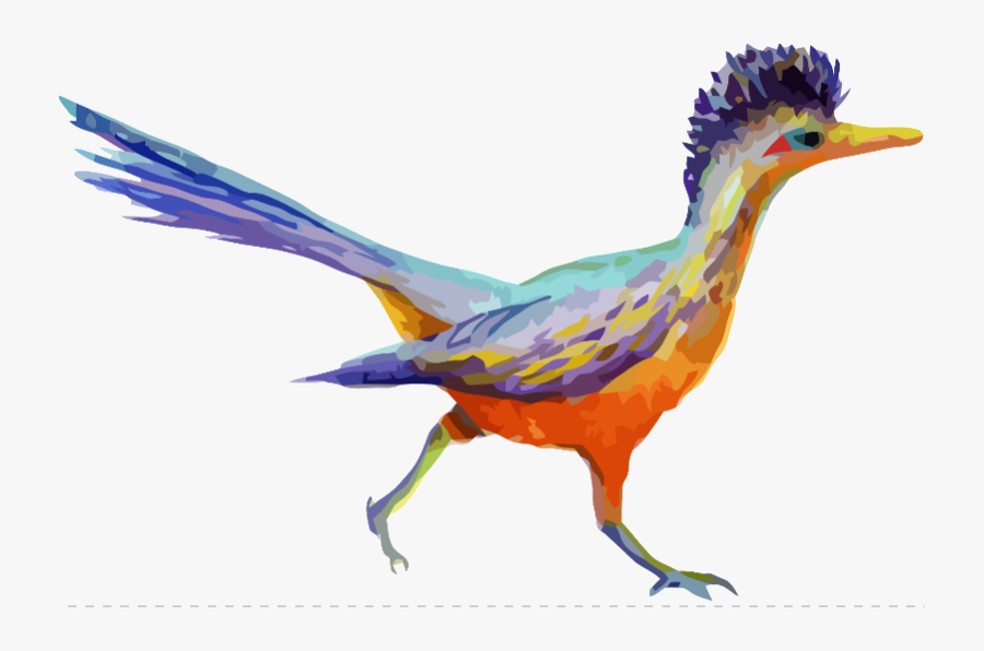 Transparent Road Runner Png - Watercolor Painting, Transparent Clipart