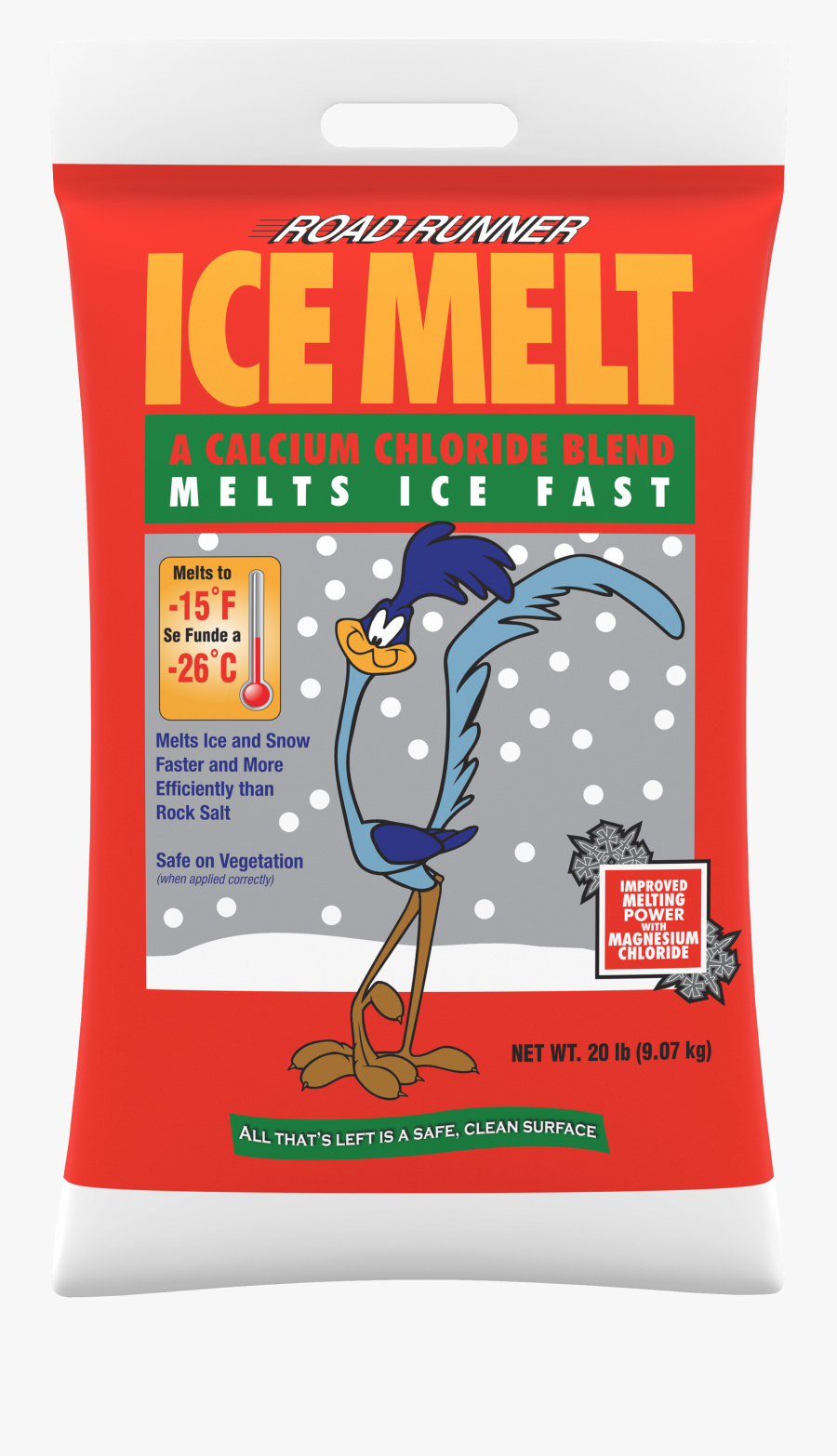 Road Runner Ice Melt Blend - 50 Lb Road Runner Ice Melt, Transparent Clipart