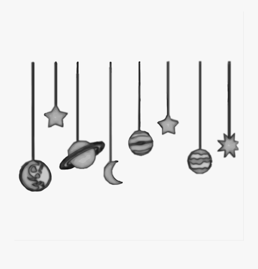 #galaxy #planets #stars #hanging #moon #star - Username For Instagram For Girls Being Sad, Transparent Clipart