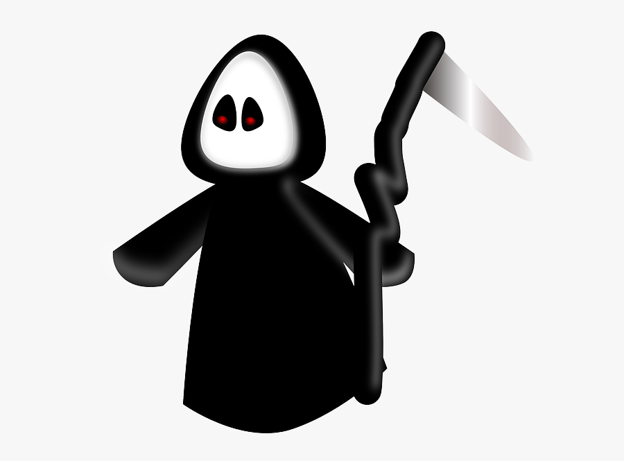 Remain Professional Even After Your Death - Cartoon Angel Of Death, Transparent Clipart