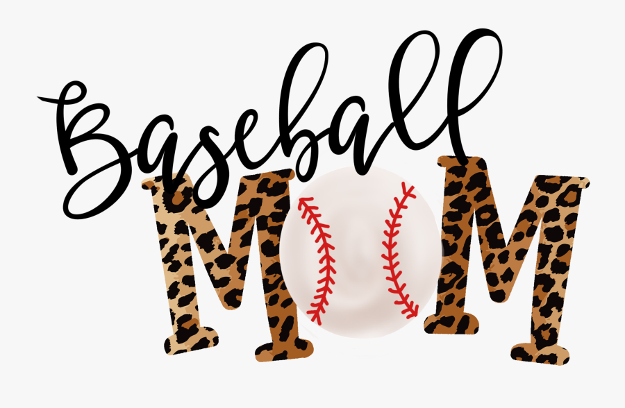 Transparent Baseball Background Png - Football Mom Leopard, Transparent Clipart