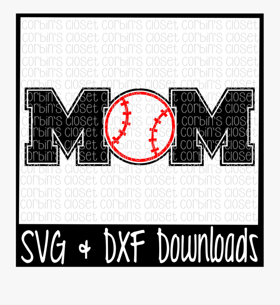 Free Baseball Mom * Softball Mom Crafter File - Poster, Transparent Clipart