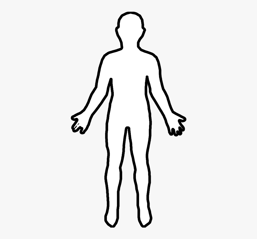 Transparent Body Outline Png - Figure Drawing, Transparent Clipart