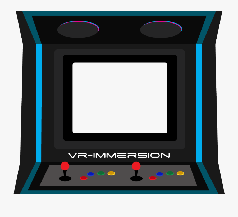 Svg Black And White Arcade Clipart - Vr Immersion Png, Transparent Clipart